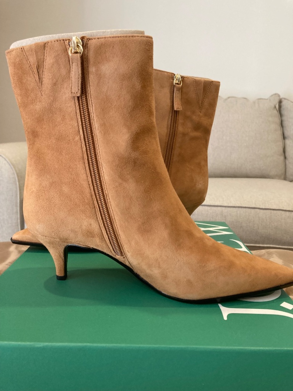 JCrew Stevie Ankle Boots Suede - Picture 2 of 4